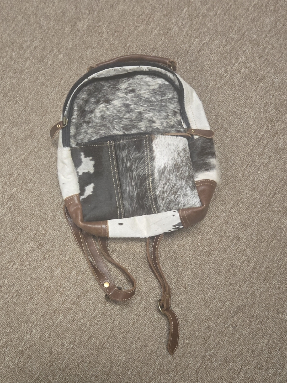 Cow Hide Myra Mini Backpack